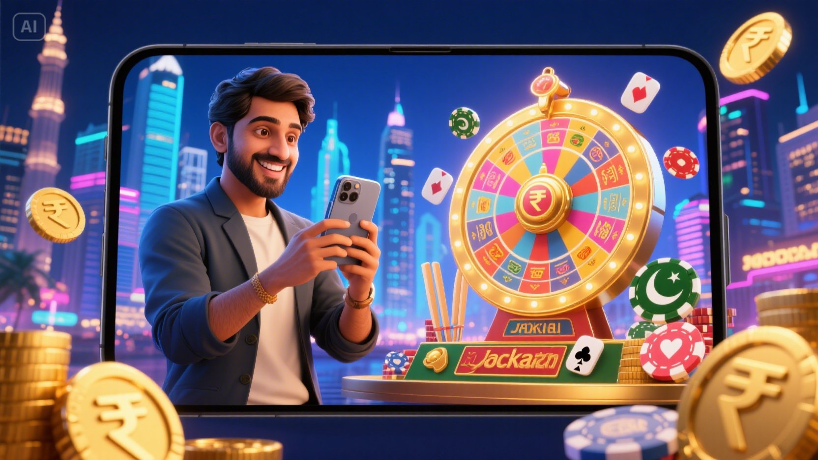 Casino LuckLand desktop and mobile interfaces
